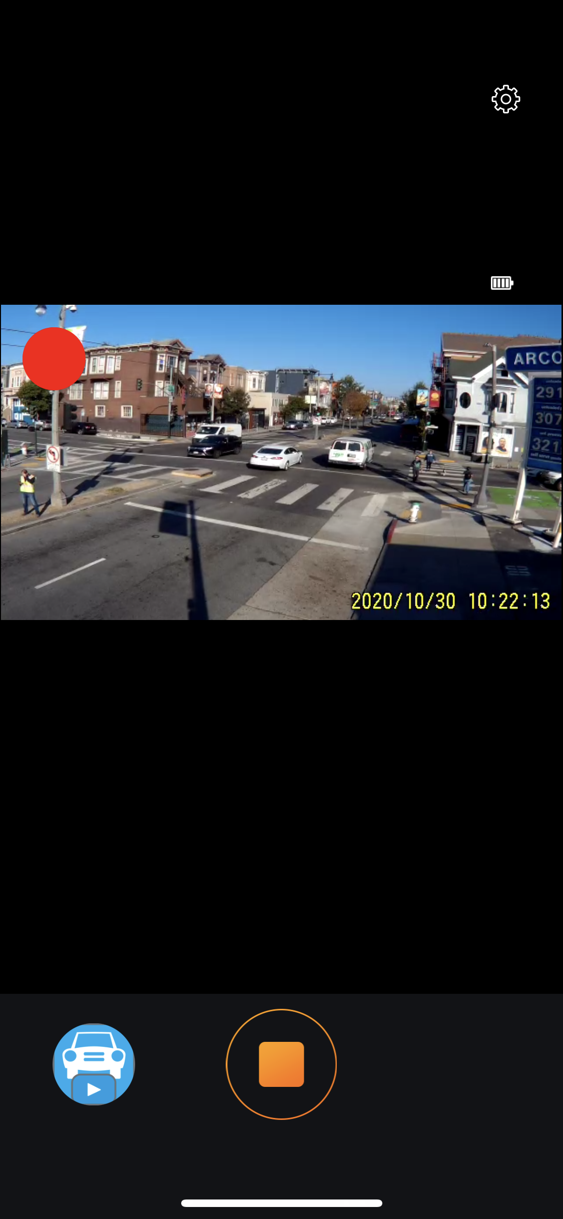 Performing a turning movement count at Fell St and Divisadero in San Francisco, CA